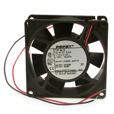 8412 by ebm-papst Inc. - FAN AXIAL 80X25MM 12VDC WIRE