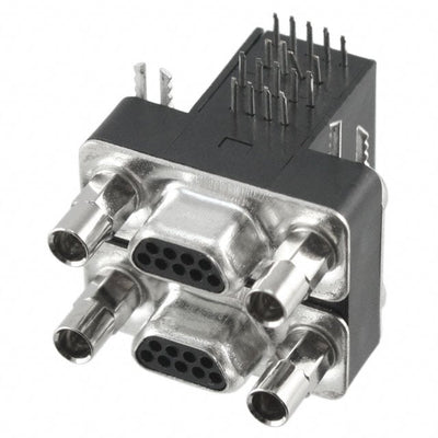382-009-112L565 by NorComp Inc. - CONNECTOR MICRO-D PLUG 9POS R/A SLDR