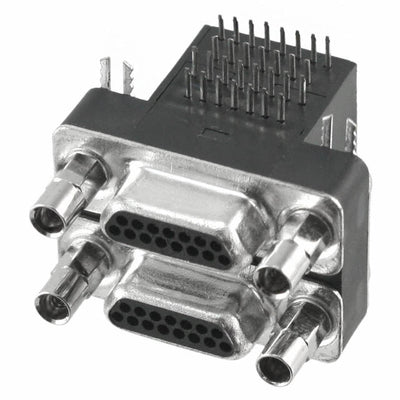 382-015-112L565 by NorComp Inc. - CONNECTOR MICRO-D PLUG 15POS R/A SLDR