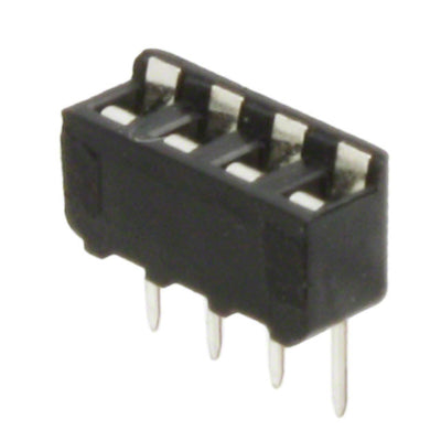382438-1 by TE Connectivity AMP Connectors - CONNECTOR SOCKET SIP 4POS TIN