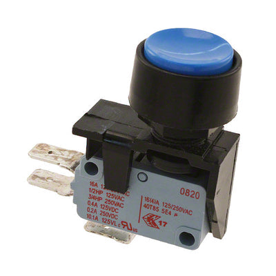 3832510MBL by Bulgin - PUSH SWITCH BUTTON SPDT 16A 250V