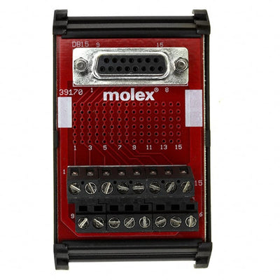 391703015 by Molex - INTERFACE MOD DSUB FMALE 15POS