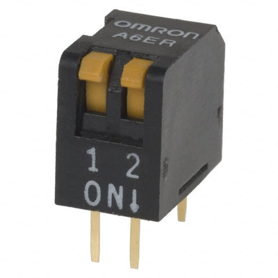 A6ER-2101 by Omron Electronics Inc-EMC Div - SWITCH PIANO DIP SPST 25MA 24V