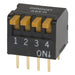 A6ER-3104 by Omron Electronics Inc-EMC Div - SWITCH PIANO DIP SPST 25MA 24V