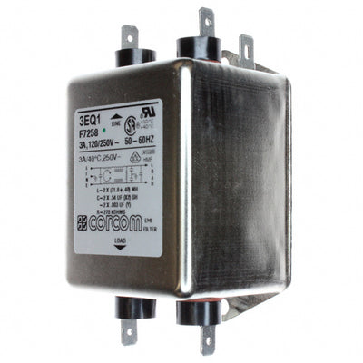 3EQ1 by TE Connectivity Corcom Filters - LINE FILTER 250VAC 3A CHASS MNT