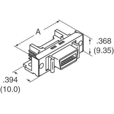 10250-1210VE by 3M - CONNECTOR RECPT 50POS R/A SOLDER