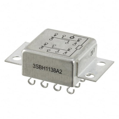 3SBH1138A2 by TE Connectivity Aerospace, Defense and Marine - RELAY GEN PURPOS 4PDT 2A 26.5VDC
