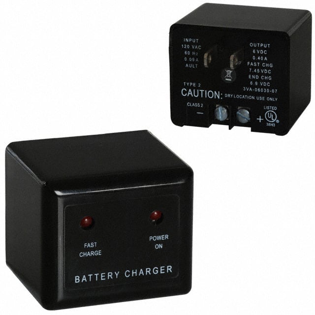 3VA0603007 by SL Power Electronics Manufacture of Condor/Ault Brands - BATT CHARGER WALL MOUNT 6V 400MA