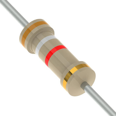 CFR-50JR-52-3K9 by YAGEO - RESISTOR 3.9K OHM 5% 1/2W AXIAL