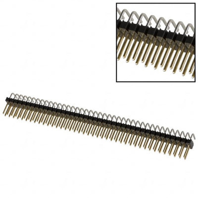 4-102979-0 by TE Connectivity AMP Connectors - CONNECTOR HEADER R/A 80POS 2.54MM