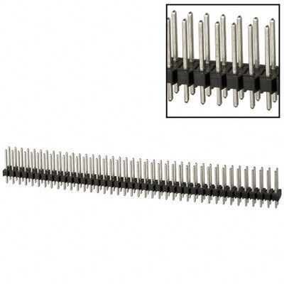 4-103322-2 by TE Connectivity AMP Connectors - CONNECTOR HEADER VERT 80POS 2.54MM
