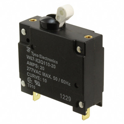 W67-X2Q110-20 by TE Connectivity Potter & Brumfield Relays - CIR BRKR MAG-HYDR 20A 277VAC