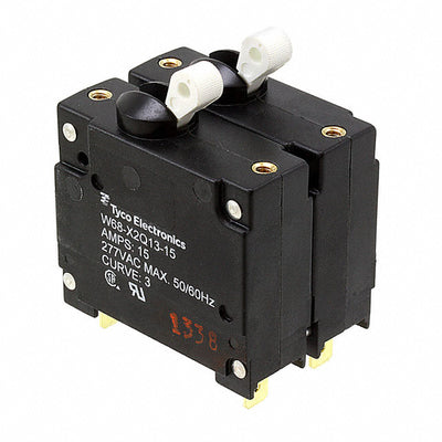 W68-X2Q13-15 by TE Connectivity Potter & Brumfield Relays - CIR BRKR MAG-HYDR 15A 277VAC