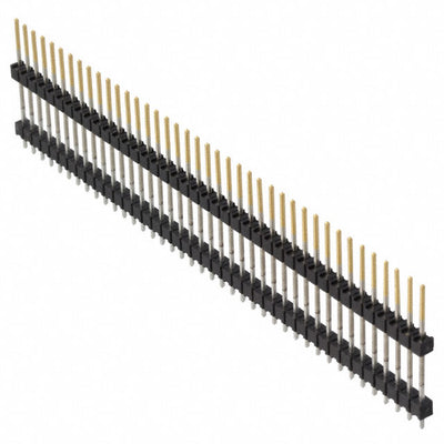 4-146466-0 by TE Connectivity AMP Connectors - CONNECTOR HDR 40POS 0.1 STACK T/H
