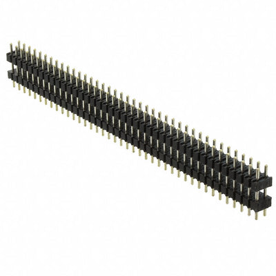 4-146486-0 by TE Connectivity AMP Connectors - CONNECTOR HDR 80POS 0.1 STACK T/H