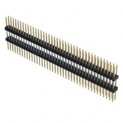 4-146501-0 by TE Connectivity AMP Connectors - CONNECTOR HDR 80POS 0.1 STACK T/H