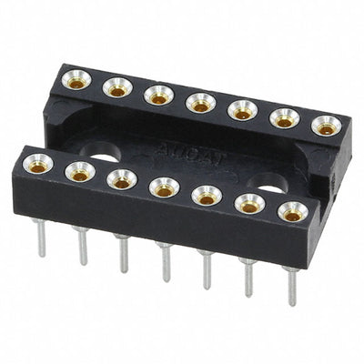 4-1571551-3 by TE Connectivity AMP Connectors - CONNECTOR IC DIP SOCKET 14POS GOLD