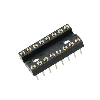 4-1571551-4 by TE Connectivity AMP Connectors - CONNECTOR IC DIP SOCKET 16POS GOLD