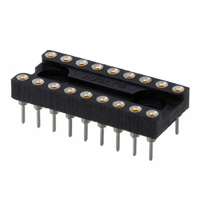4-1571551-5 by TE Connectivity AMP Connectors - CONNECTOR IC DIP SOCKET 18POS GOLD