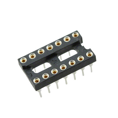 4-1571552-2 by TE Connectivity AMP Connectors - CONNECTOR IC DIP SOCKET 14POS GOLD