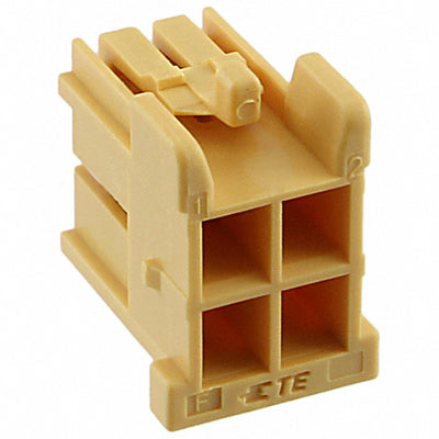 4-1971905-2 by TE Connectivity AMP Connectors - CONNECTOR PLUG HSG 4POS 3.30MM