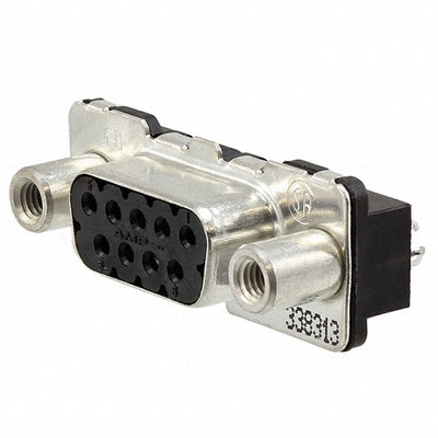 4-338313-2 by TE Connectivity AMP Connectors - CONNECTOR D-SUB RCPT 9POS VERT SLDR