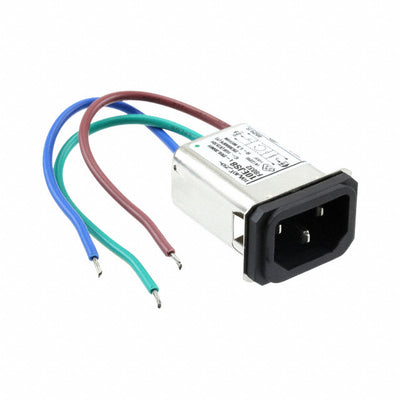 4-6609006-0 by TE Connectivity AMP Connectors - PWR ENT RCPT IEC320-C14 PNL WIRE