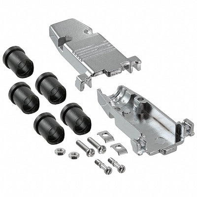 40-9709HMG by Cinch Connectivity Solutions AIM-Cambridge - CONNECTOR BACKSHELL 9POS 180DEG SHLD