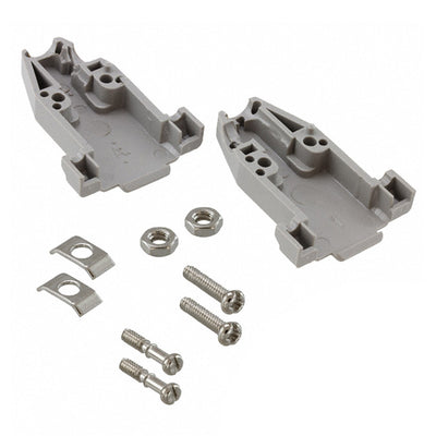 40-9709HX by Cinch Connectivity Solutions AIM-Cambridge - CONNECTOR BACKSHELL 9POS 180DEG GRAY