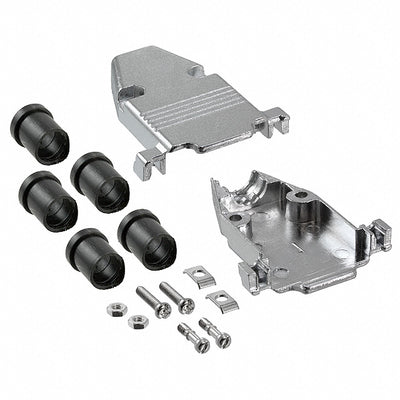 40-9715HMG by Cinch Connectivity Solutions AIM-Cambridge - CONNECTOR BACKSHELL 15POS 180DEG SHLD