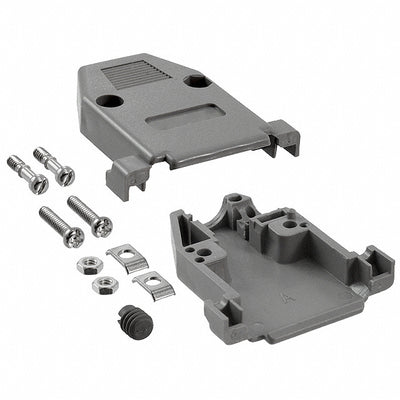 40-9715HX by Cinch Connectivity Solutions AIM-Cambridge - CONNECTOR BACKSHELL 15POS 180DEG GRAY
