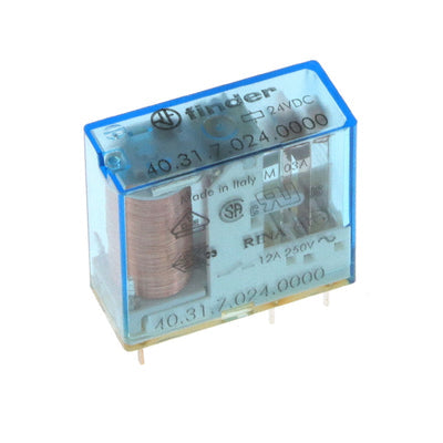 40.31.7.024.0000 by Finder Relays, Inc. - RELAY GEN PURPOSE SPDT 10A 24V