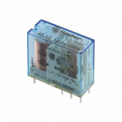 40.52.7.024.0000 by Finder Relays, Inc. - RELAY GEN PURPOSE DPDT 8A 24V
