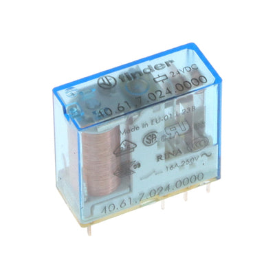 40.61.7.024.0000 by Finder Relays, Inc. - RELAY GEN PURPOSE SPDT 16A 24V