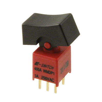 400AWMDP1R1M2QE by E-Switch - ROCKER SWITCH DPDT3A 120V