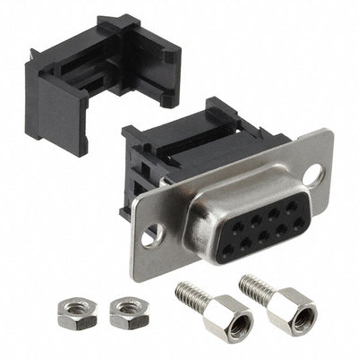 400F0-09-1-004S by CNC Tech - CONNECTOR D-SUB RCPT 9POS IDC