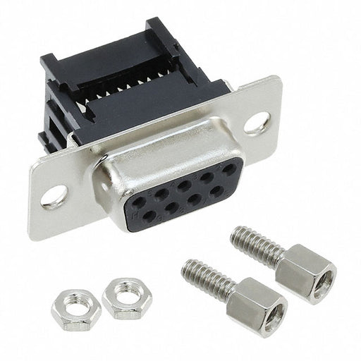 400F0-09-1-00 by CNC Tech - CONNECTOR D-SUB RCPT 9POS IDC
