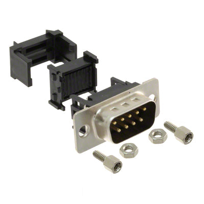 400M0-09-1-004S by CNC Tech - CONNECTOR D-SUB PLUG 9POS IDC