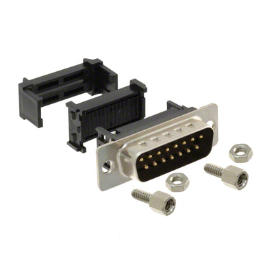 400M0-15-1-004S by CNC Tech - CONNECTOR D-SUB PLUG 15POS IDC