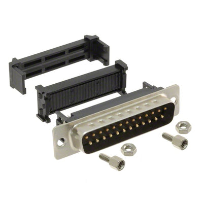400M0-25-1-004S by CNC Tech - CONNECTOR D-SUB PLUG 25POS IDC