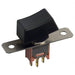 400MSP1R1BLKM1RE by E-Switch - ROCKER SWITCH SPDT 0.4VA 20V