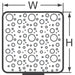 4049PA51H01770 by Laird Technologies EMI - GASKET FABRIC/FOAM 6.35X450MM SQ