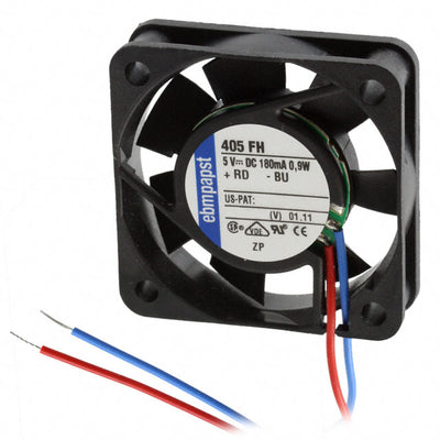 405FH by ebm-papst Inc. - FAN AXIAL 40X10MM 5VDC WIRE