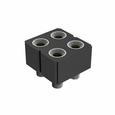406-43-204-30-068001 by Mill-Max Manufacturing Corp. - CONNECTOR RECPT 4POS 0.1 GOLD SMD