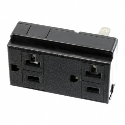 406249-1 by TE Connectivity AMP Connectors - RCPT,DPLX,20A,2'',5/8W,L2,BLACK