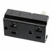 406249-1 by TE Connectivity AMP Connectors - RCPT,DPLX,20A,2'',5/8W,L2,BLACK