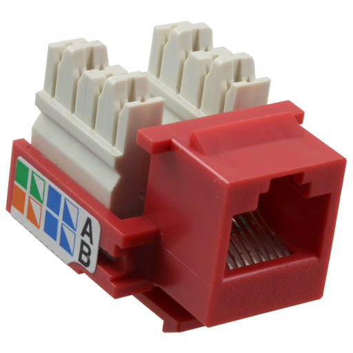 406372-7 by TE Connectivity AMP Connectors - INSERT RJ45 JACK TO IDC CONN