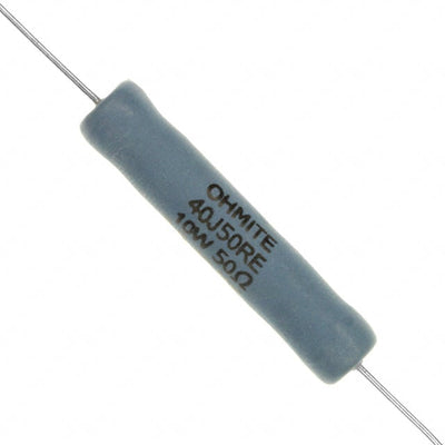 40J50RE by Ohmite - RESISTOR 50 OHM 5% 10W AXIAL