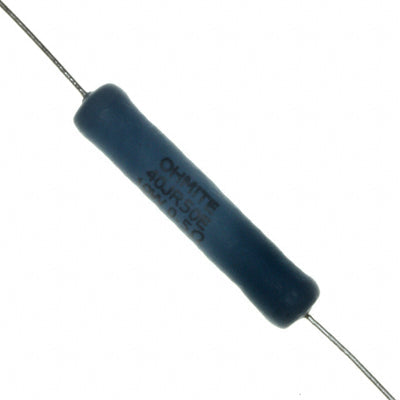 40JR50E by Ohmite - RESISTOR 0.5 OHM 5% 10W AXIAL