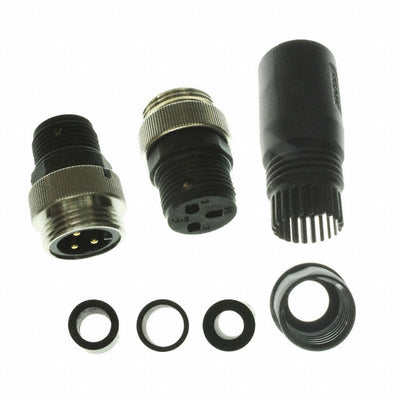 41-00004 by Conec - CONNECTOR RECPT MALE 3POS GOLD SCREW